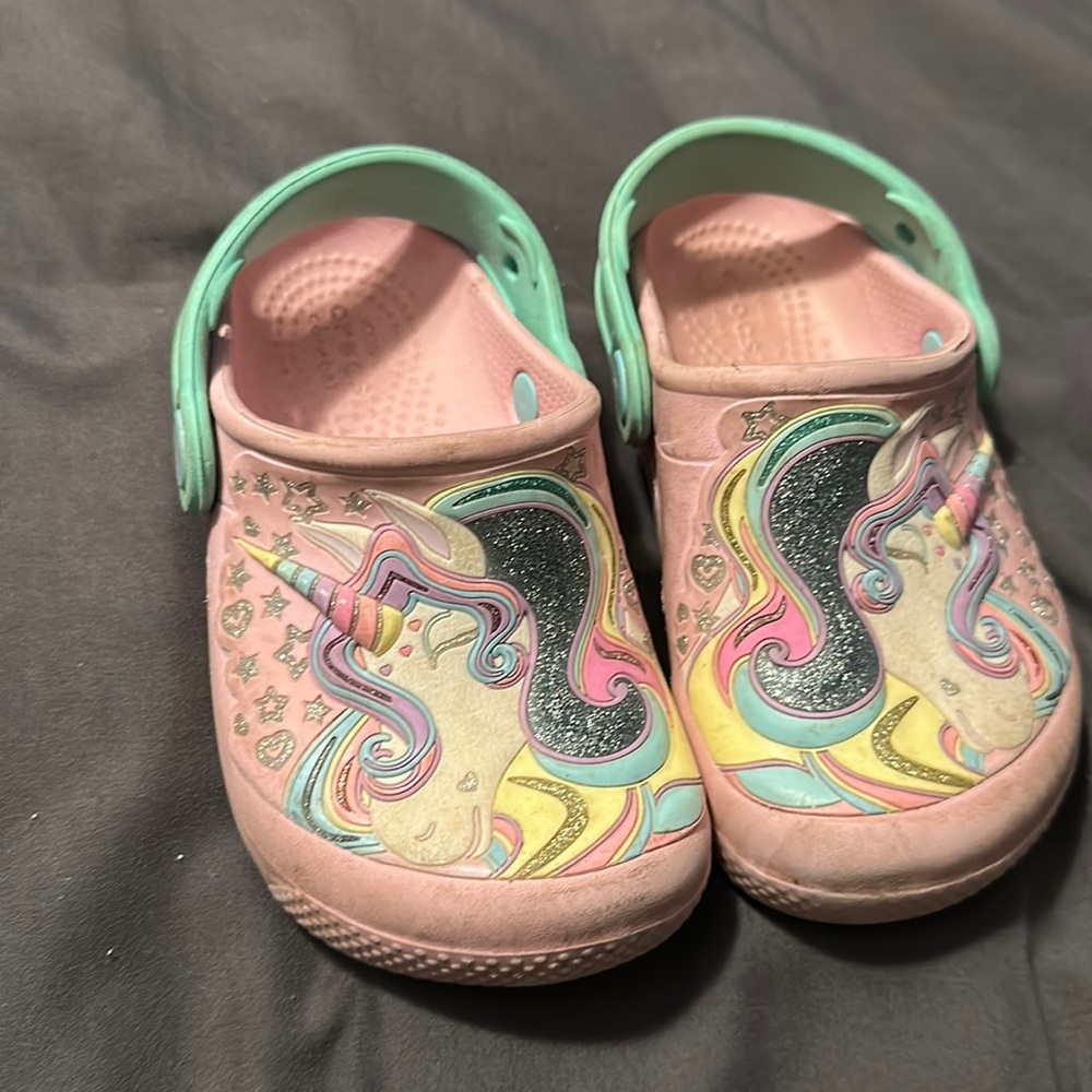 Toddler Girls Crocs size 9